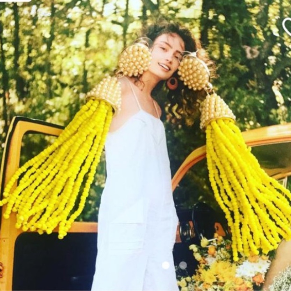 Lemons Drop beaded tassels